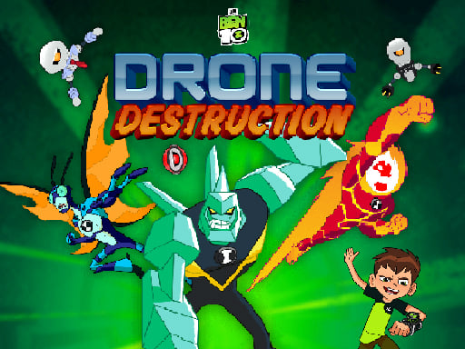 Ben 10 Drone Destruction