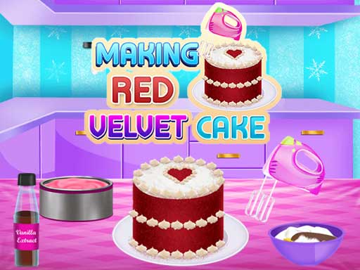 Making Red Velvet Cake