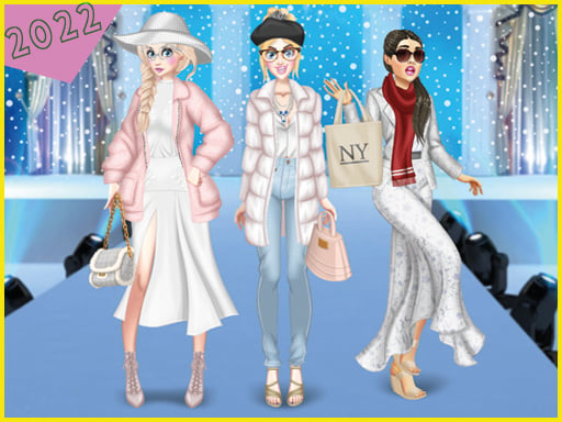 Winter White Outfits: Dress Up Game