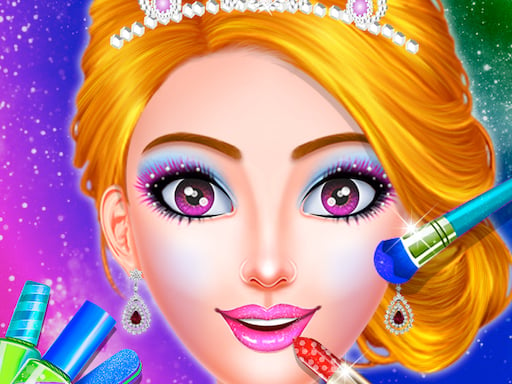 Princess Dress up & Makeover - Color by Number