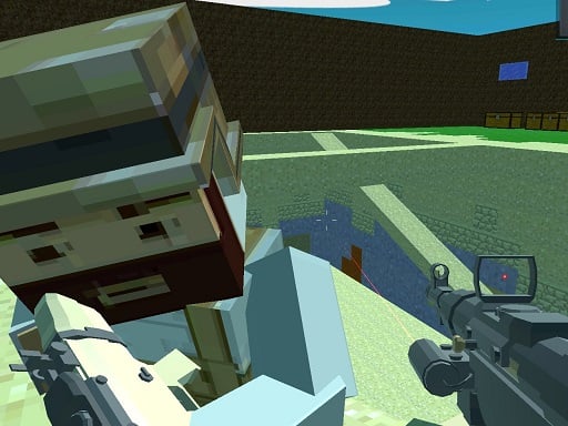 Pixel Arena blocky combat fps