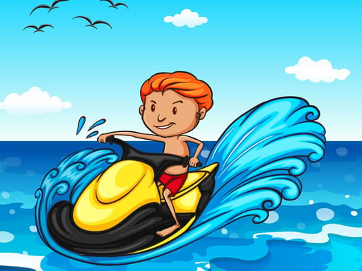 Jet Ski Summer Fun Hidden